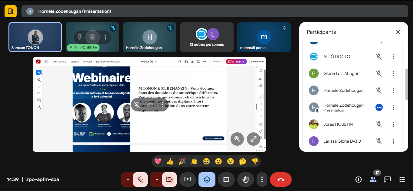 Webinaire BSM Groupe sur les métiers du numérique lors du Mois de l’Impact Numérique 2025