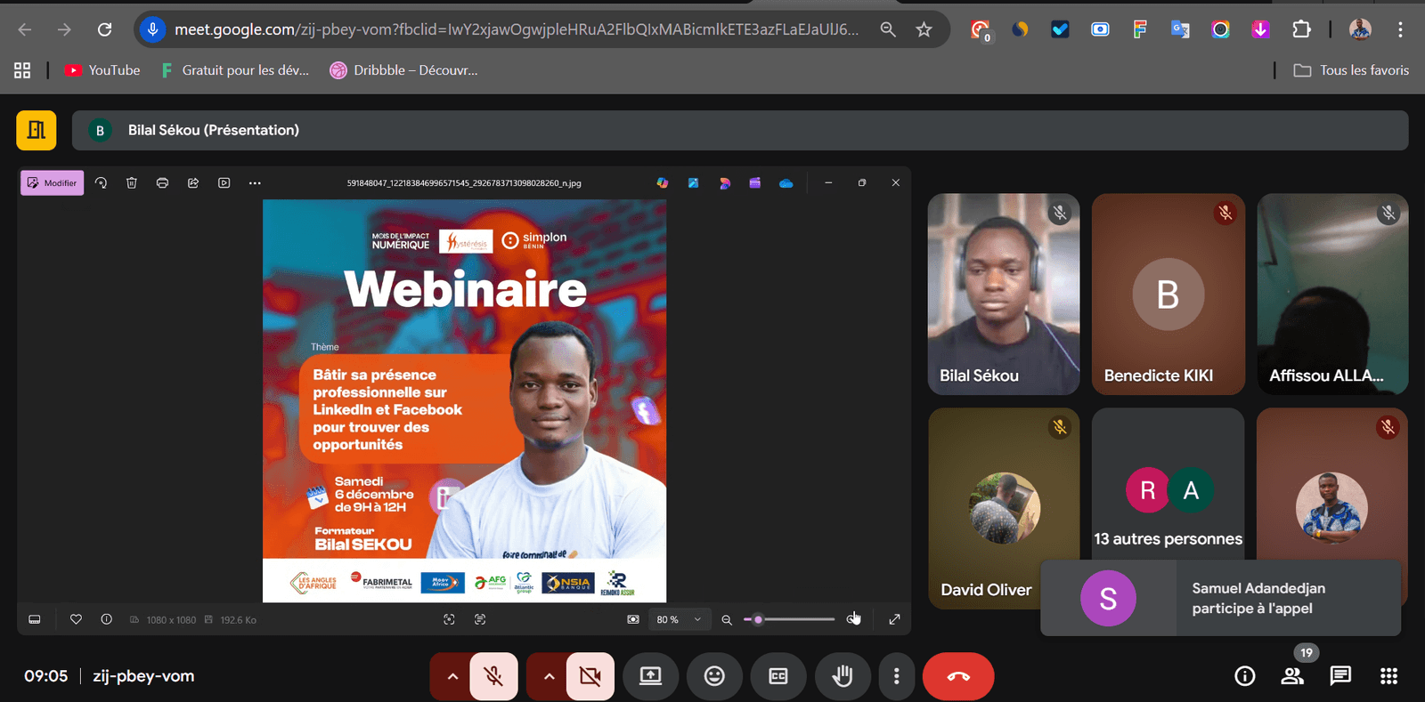 Webinaire sur le personal branding et les opportunités professionnelles