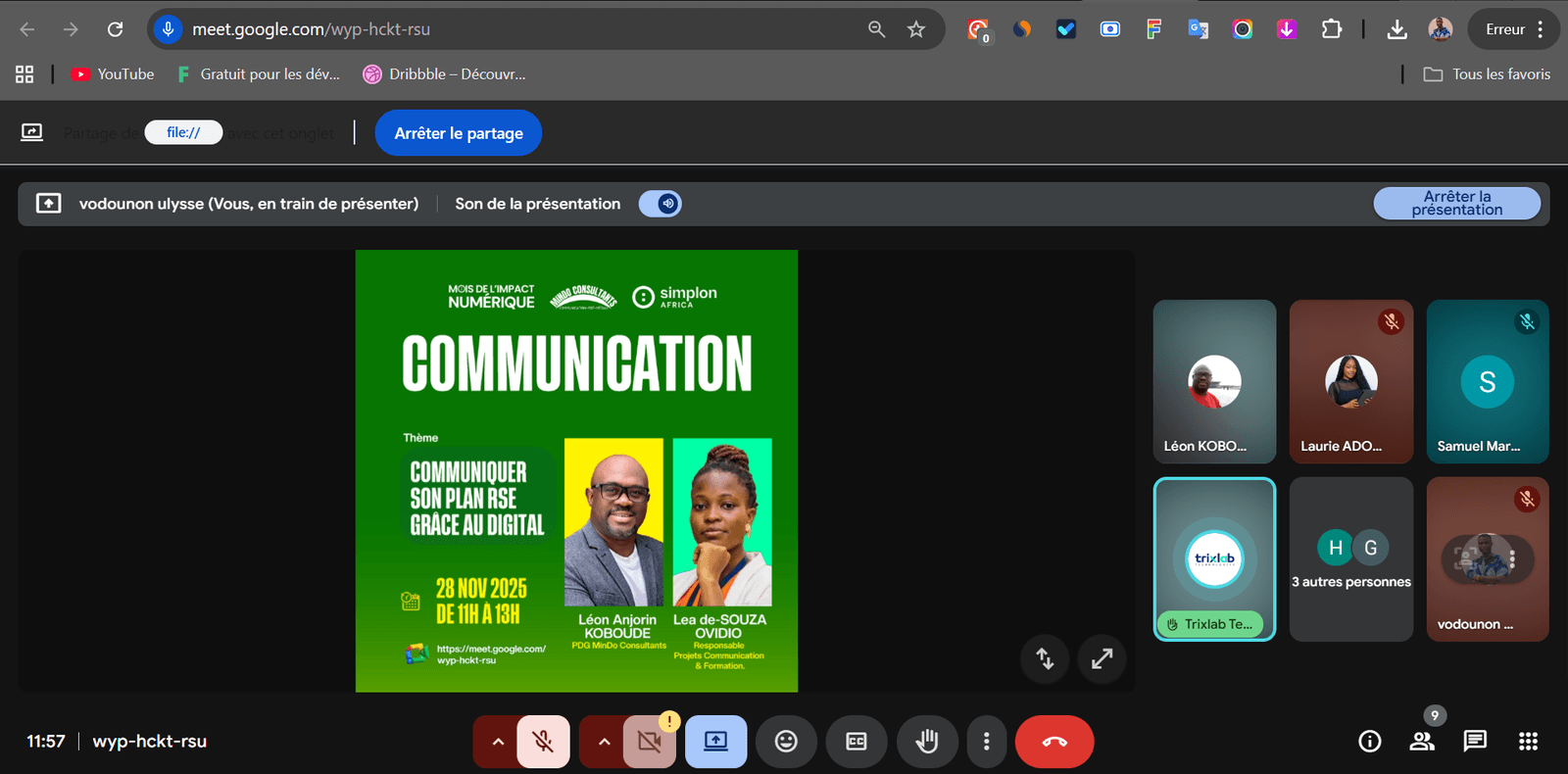 Webinaire sur la communication RSE grâce au digital animé par MINDO Consultants